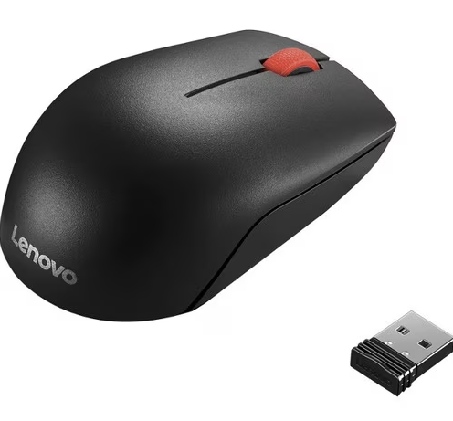 Souris Essential de Lenovo sans fil Noir - USB