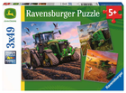3x49 Puzzles - John Deere's Seasons - Ravensburger