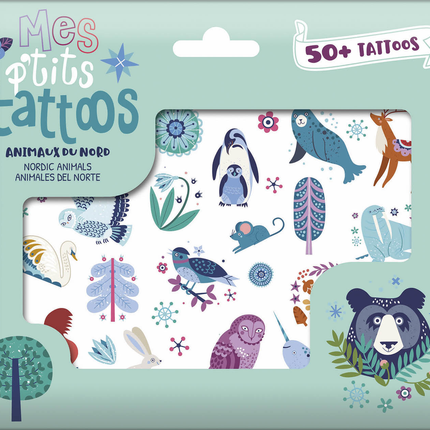 Mes P'tits tattoos - Animaux du nord