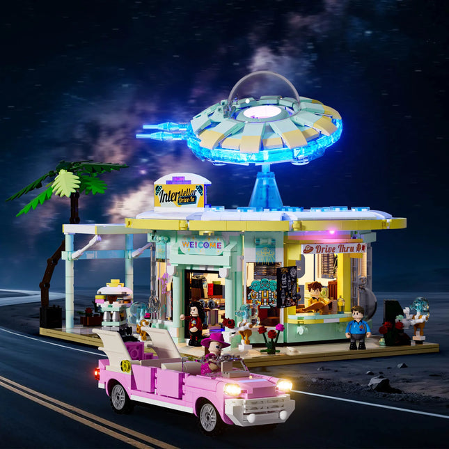 Lumibricks Interstellar Drive-In 2188PCS