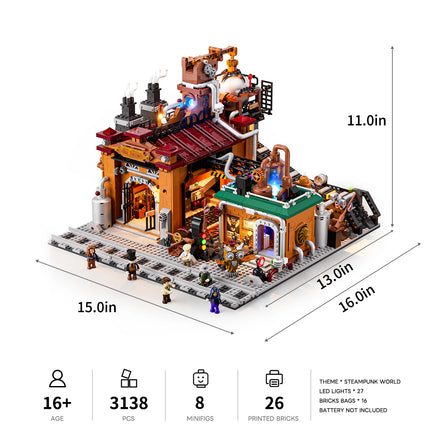 Lumibricks Ore Factory 3138PCS
