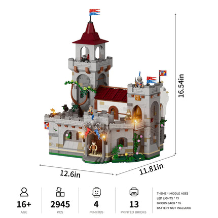 Lumibricks Medieval Guard Post 2945PCS