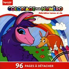 Adorables lamas et cie 96 pages à détacher