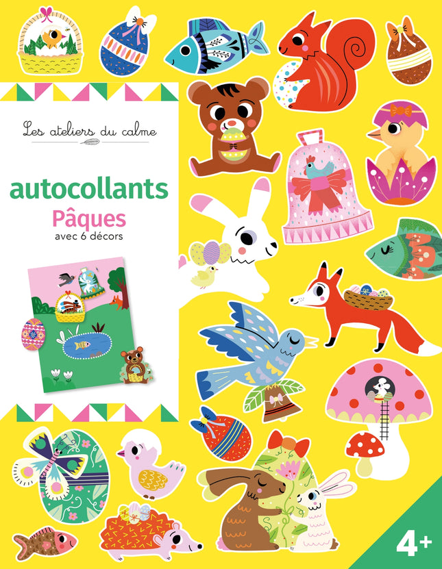 Autocollants Pâques avec 6 décors