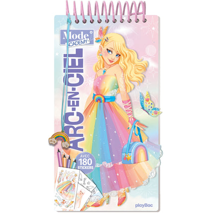 Fashion Academy Rainbow Creative Notebook (with a bracelet)
