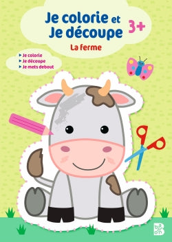 La ferme - Je colorie et je découpe 3+