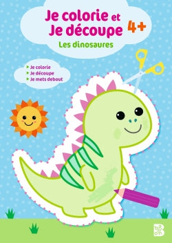 Les dinosaures - Je colorie et je découpe 4+