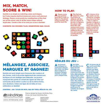Qwirkle game (French)
