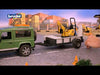 Land rover defender avec remorque, cat et figurine - bruder 02593