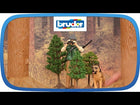 Garde forestier bworld avec chien et équ. - bruder 62660