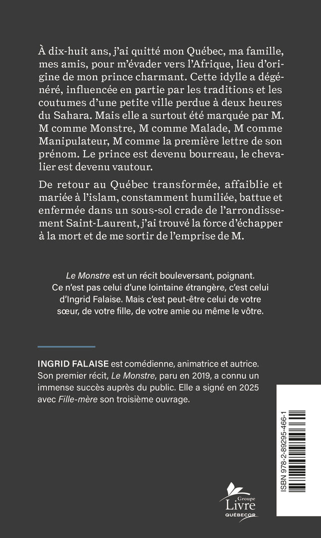 Le monstre (format poche)