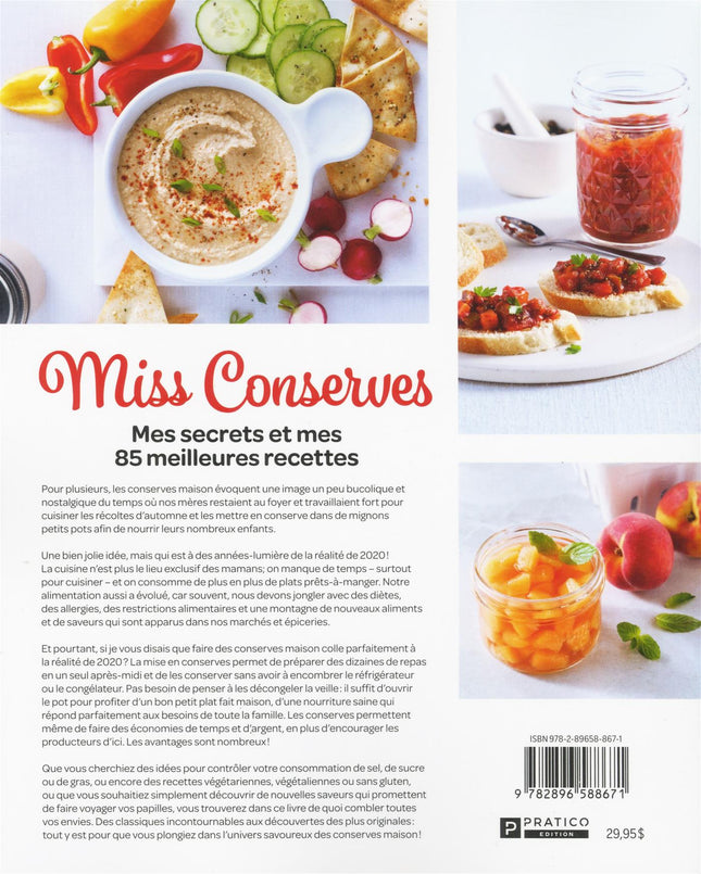 Miss Conserves - Mes secrets et mes 85 meilleures recettes