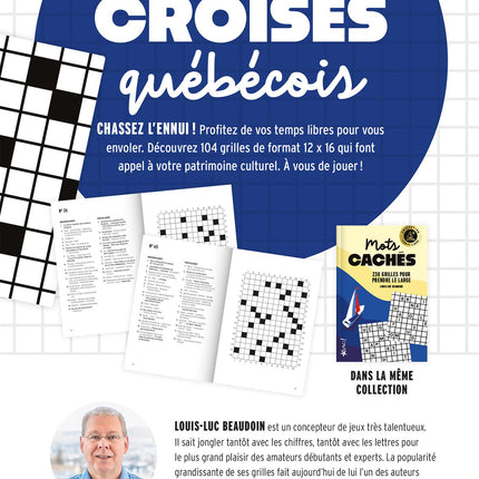 Temps libre - Mots croisés québécois + de 100 grilles bien de chez nous