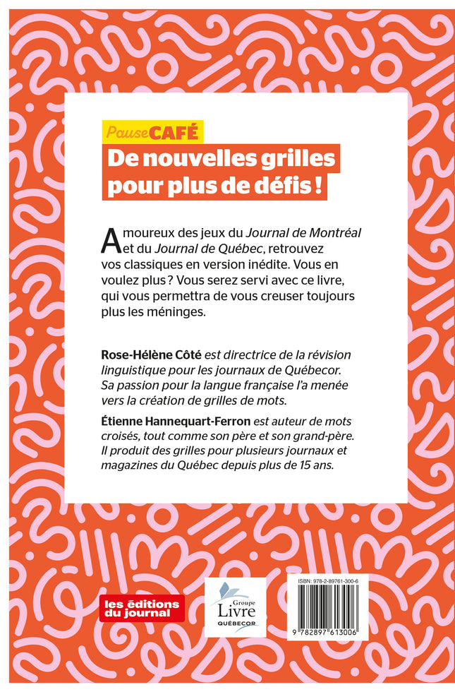 Pause Café : Mots croisés 2025 No. 1