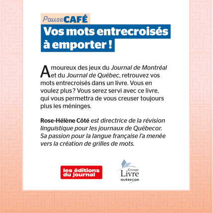 Pause Café : Mots entrecroisés 2026 no 2