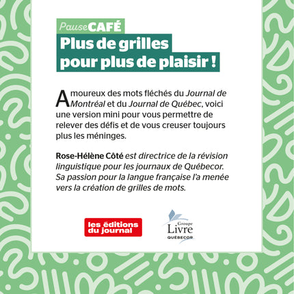 Pause Café : Mots fléchés mini 2026 no 2