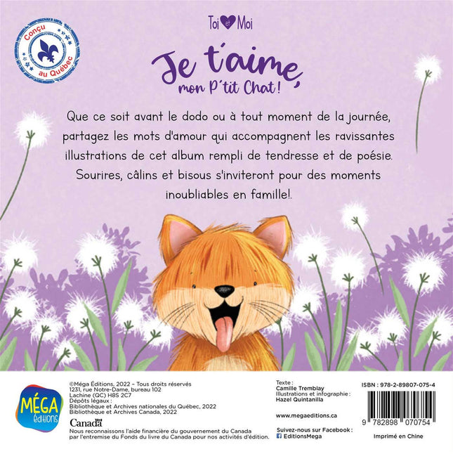 Je t'aime, mon petit chat !