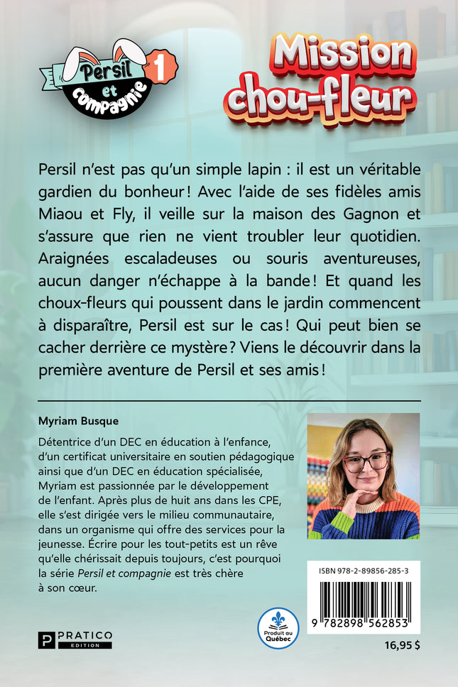 Persil et compagnie - Tome 1 Mission chou-fleur