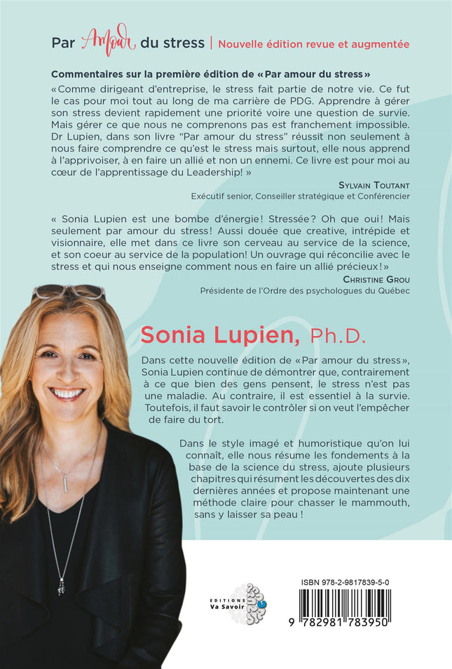 Par amour du stress Sonia Lupien