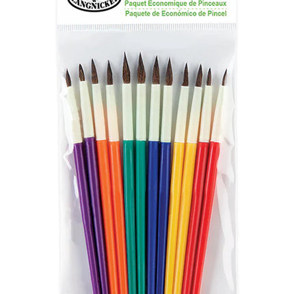 Economy Brush Pack (12 Pieces)