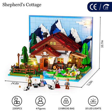 Lumibricks Shepherd's Cottage & Sheepfold 2265PCS