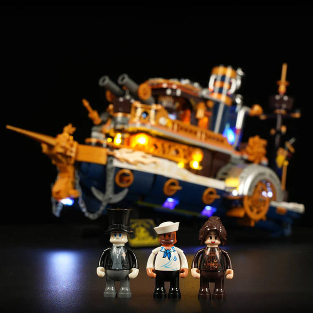 Lumibricks Steampunk Steamship 1792PCS
