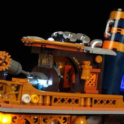 Lumibricks Steampunk Steamship 1792PCS