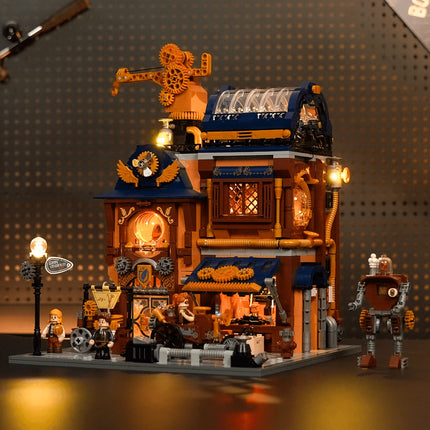Lumibricks Steampunk Mechanical Workshop 2006PCS