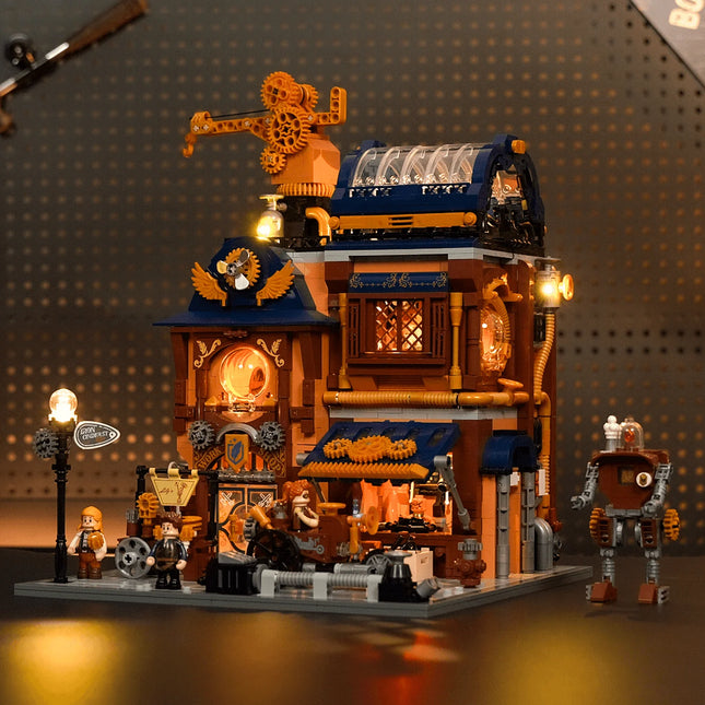 Lumibricks Steampunk Mechanical Workshop 2006PCS