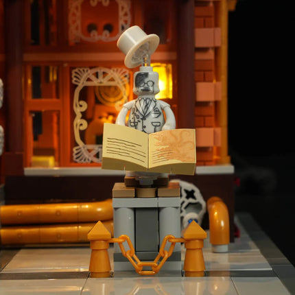 Lumibricks Steampunk Time Rift Library 3187PCS