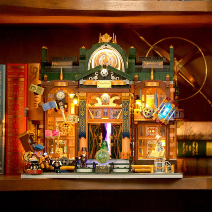 Lumibricks Steampunk Time Rift Library 3187PCS