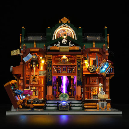 Lumibricks Steampunk Time Rift Library 3187PCS