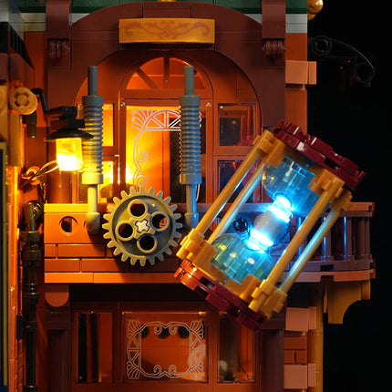 Lumibricks Steampunk Time Rift Library 3187PCS
