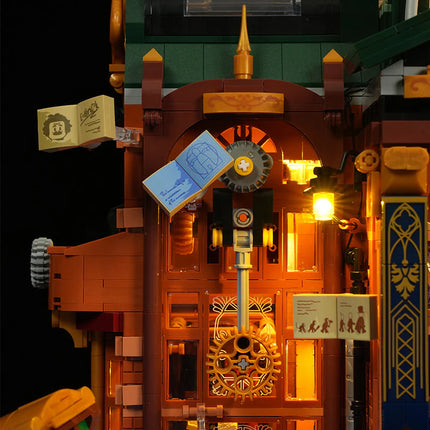 Lumibricks Steampunk Time Rift Library 3187PCS
