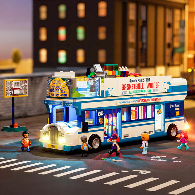 Lumibricks Streetball Tour Bus 1170PCS