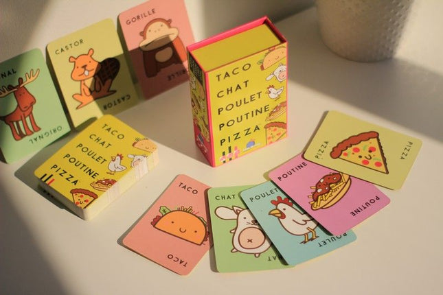Taco chat poulet poutine pizza (FR)