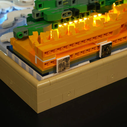 Lumibricks Wheat Field with Cypresses 2632PCS