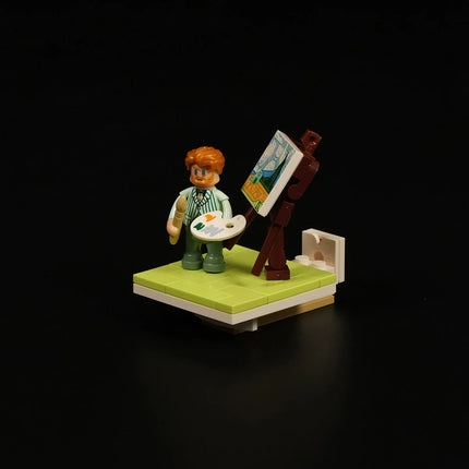 Lumibricks Wheat Field with Cypresses 2632PCS