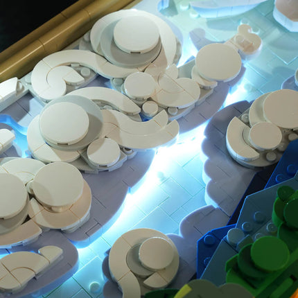 Lumibricks Wheat Field with Cypresses 2632PCS