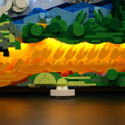 Lumibricks Wheat Field with Cypresses 2632PCS