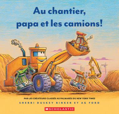 To the construction site, Daddy and the trucks!